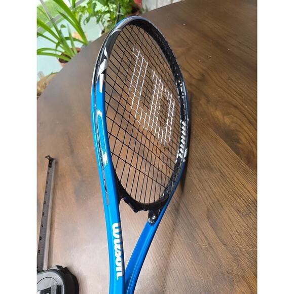 Wilson Tour Slam Lite Power Bridge Blue Black Tennis Rackets 3-7/8” - Picture 15 of 16